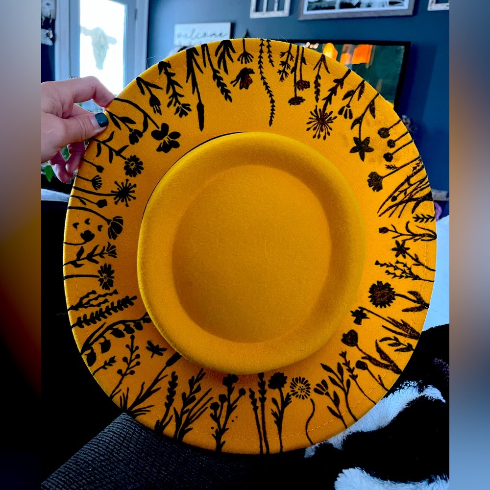 Custom drawn hat